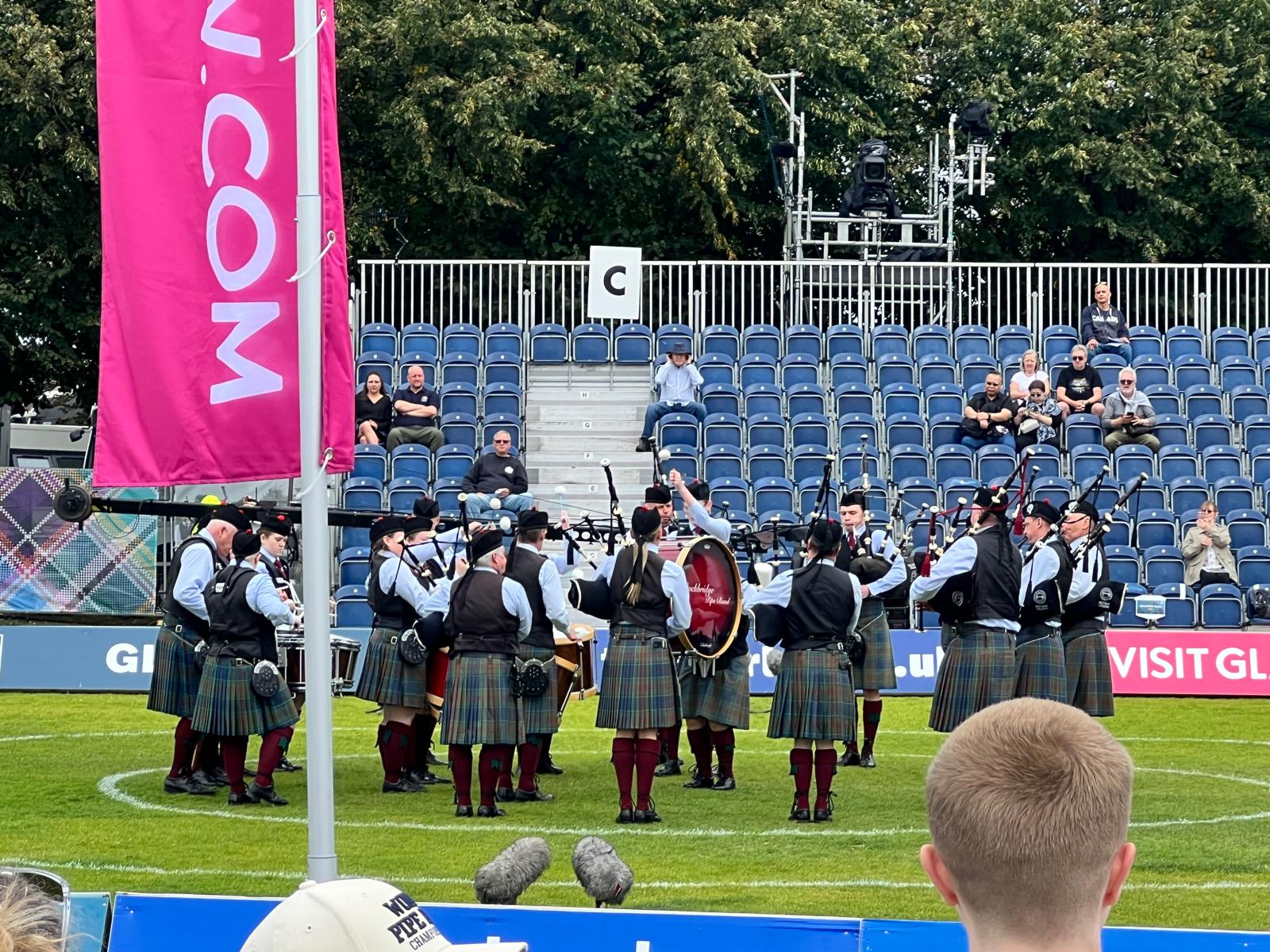 Stockbridge Pipe Band - World Pipe Band Championships - Glasgow Green - August 2025
